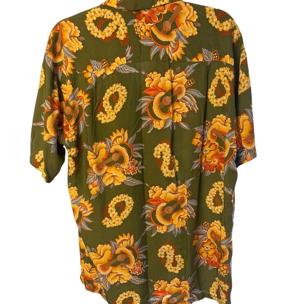 Pineapple Juice Hawaiian Classic Vintage Reproduction Shirt, Tropical, Men’s M - Picture 4 of 7